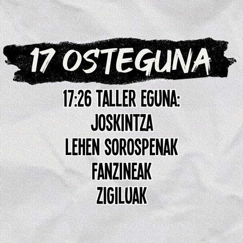 XXVI La Kelo Gaztetxea Urteurrena
