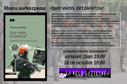Quo vadis, Ertzaintza?