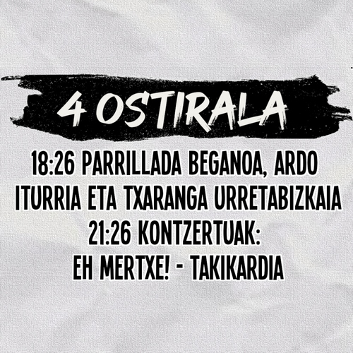 XXVI La Kelo Gaztetxea Urteurrena hasi
